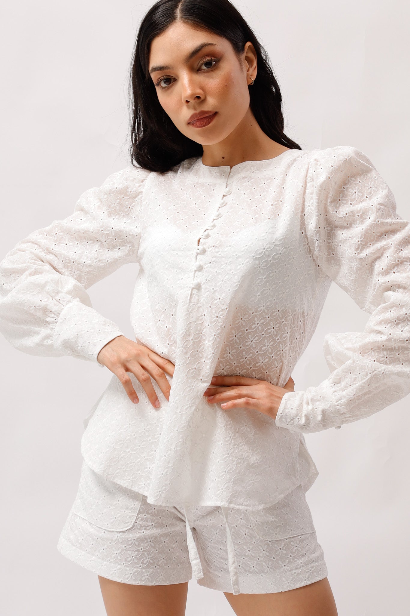 Cotton Embroidered Set