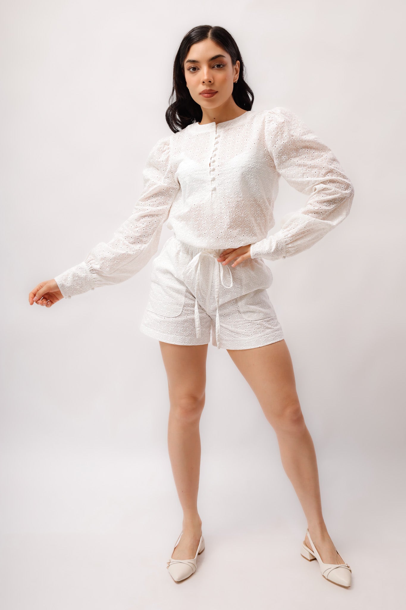Cotton Embroidered Set