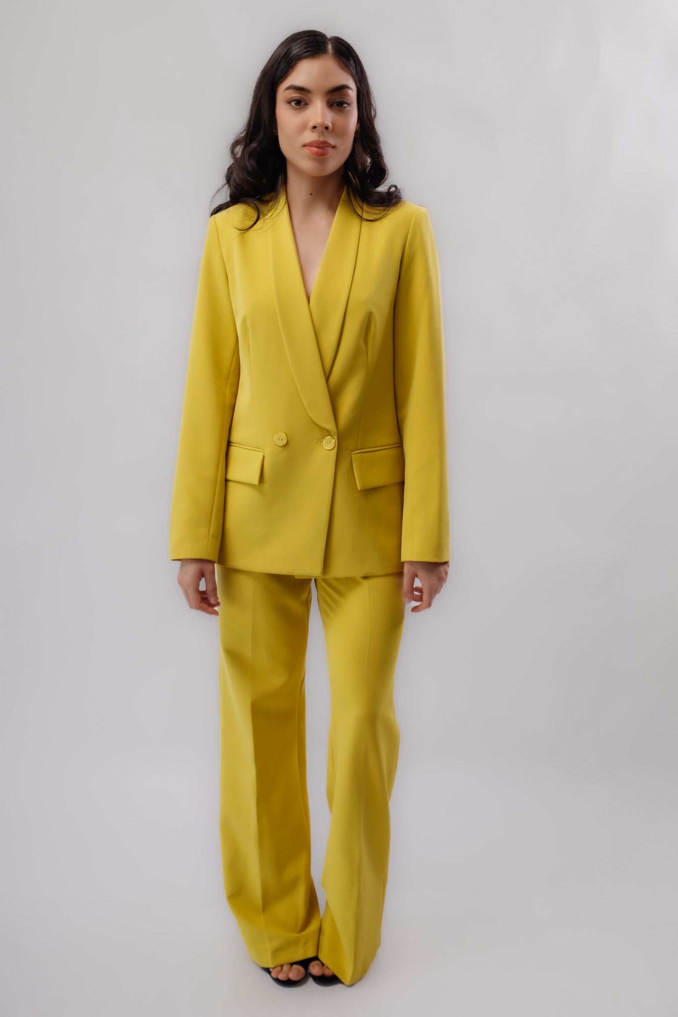 Tailored Blazer &  Wide Leg Pants Set