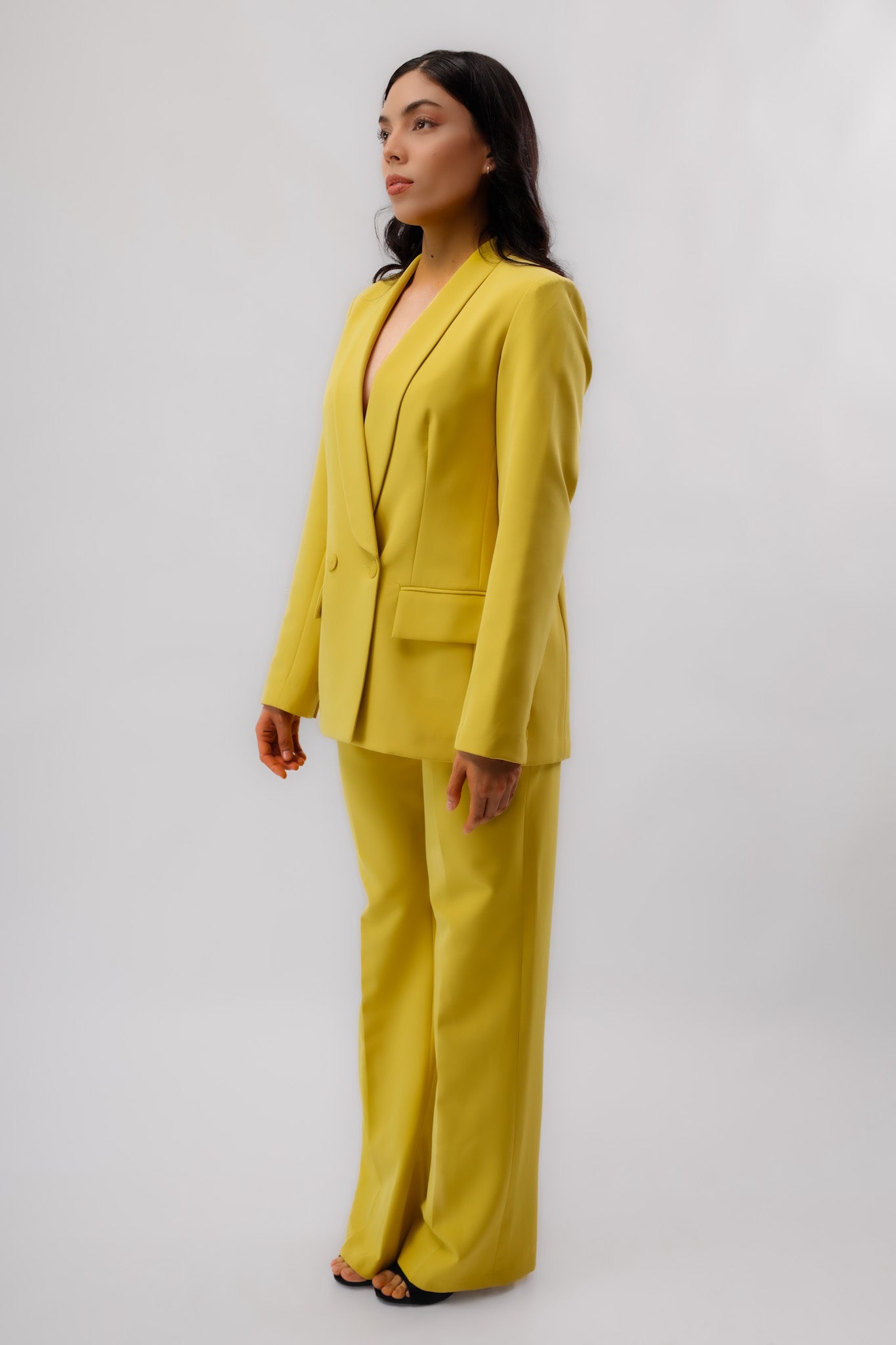 Tailored Blazer &  Wide Leg Pants Set